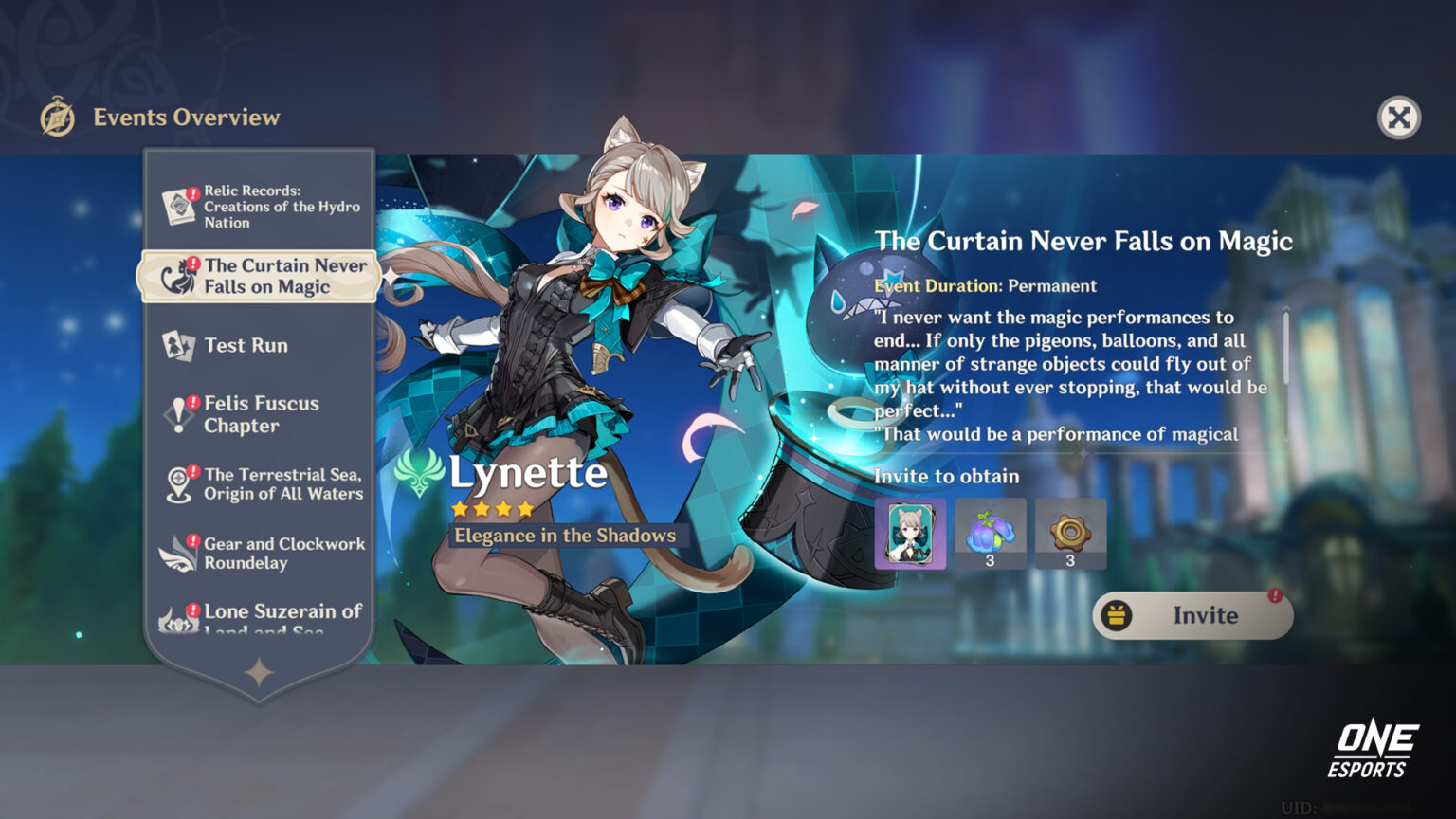 How To Get A Free Lynette In Genshin Impact ONE Esports