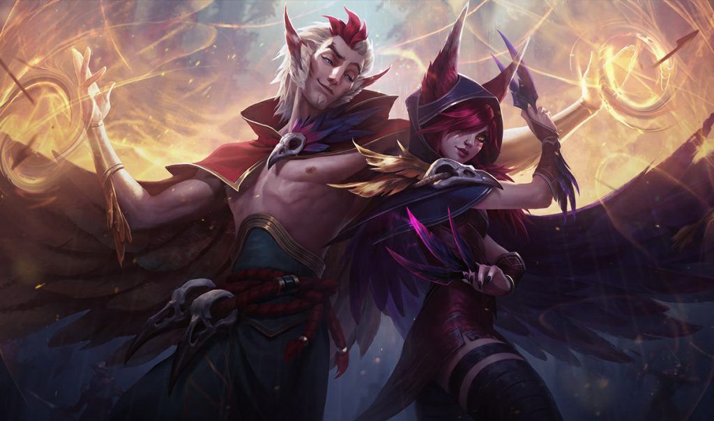 cặp đôi Xayah và Rakan