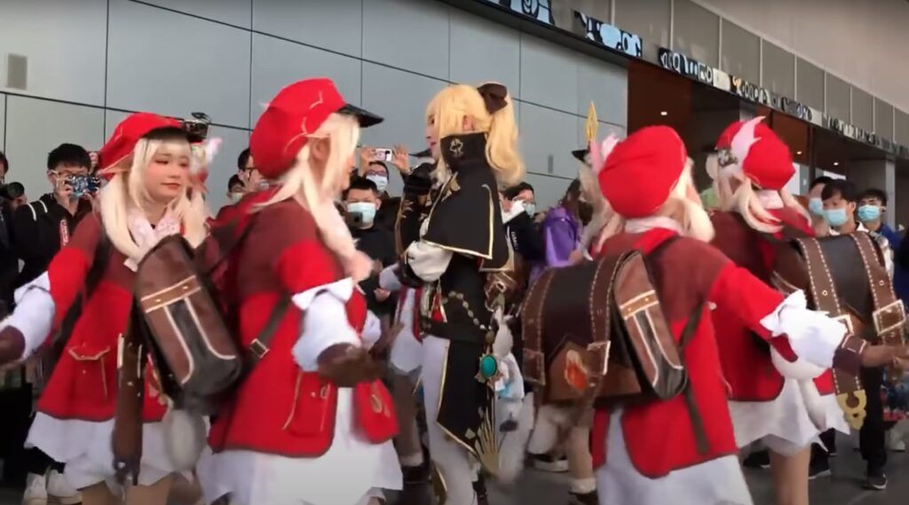 China s Genshin Impact Exhibition was overrun with Klee cosplayers