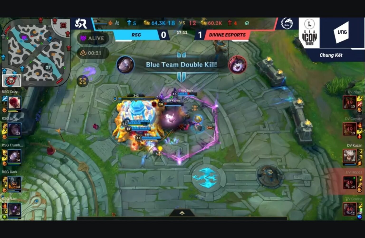 RSG wins Wild Rift SEA Icon Series Vietnam | ONE Esports