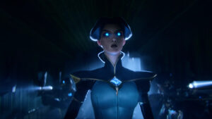 League of Legends champion Camille in Awaken cinematic