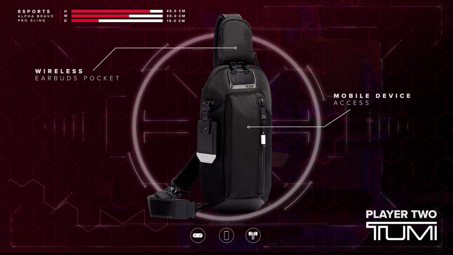 TUMI Esports プロ スリングALPHA BRAVO 日本に - バッグ