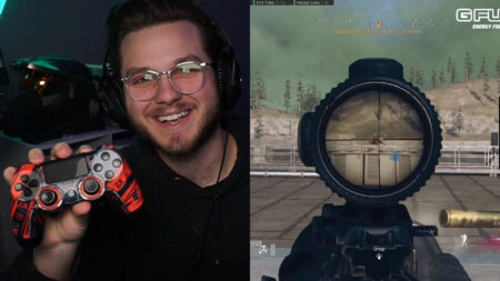 Side by side of ZLaner and his C58 class in Call of Duty: Warzone