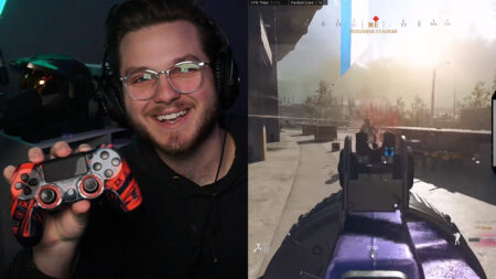 Side by side of ZLaner and Tfue's Street Sweeper class in Call of Duty: Warzone