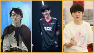 FPX Nuguri, EDG Meiko, TES JackeyLove