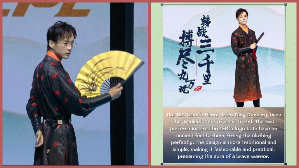 LPL Hanfu Day combined 5,000 years of history, culture, and esports 2021 LPL Hanfu Day showcasing Top Esports hanfu