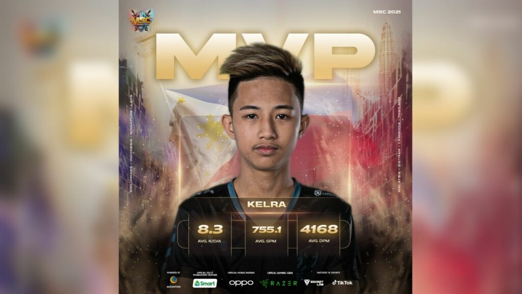 Execration win an all-MPL PH Grand Finals to take MSC 2021 Mobile Legends: Bang Bang MSC 2021 finals MVP, Execration's Kelra