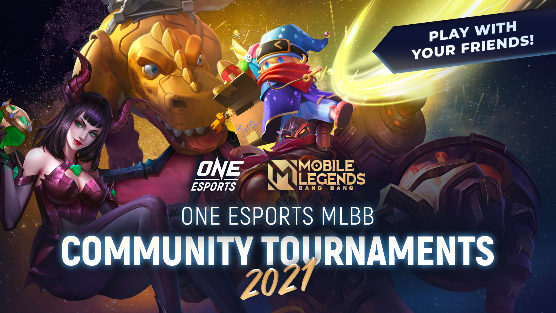 Join ONE Esports Community Tournaments and win cash prizes