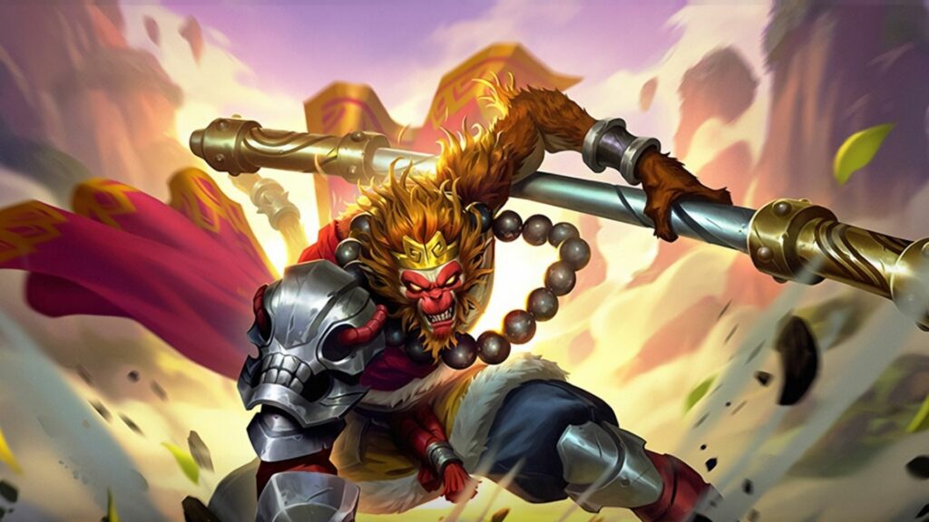 The new Simian Curse Sun skin turns the Monkey King into a sleek