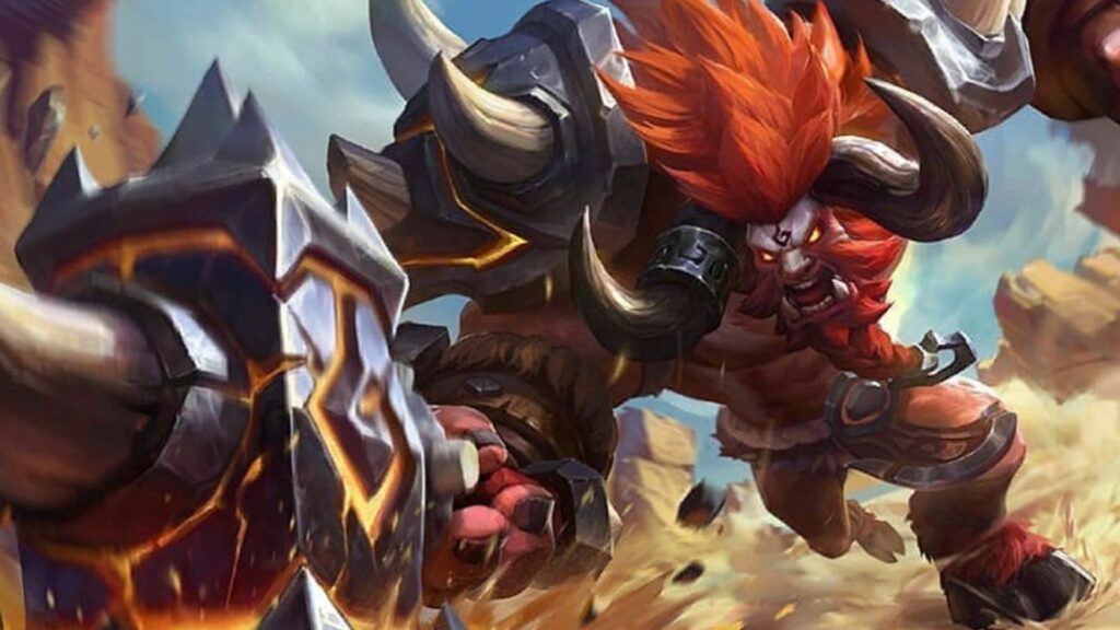 Mobile Legends: Bang Bang renovó la ilustración del Minotauro, parche 1.5.88