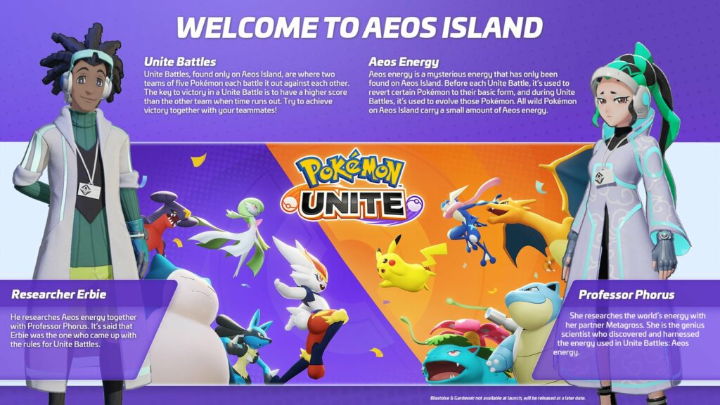 Pokémon UNITE ganha data de lançamento para Nintendo Switch, esports