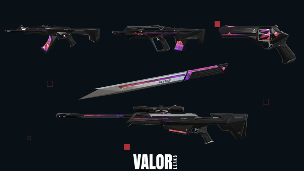 Valorant News on X: #VALORANT E7A1 Battle Pass - Gun Skins ...