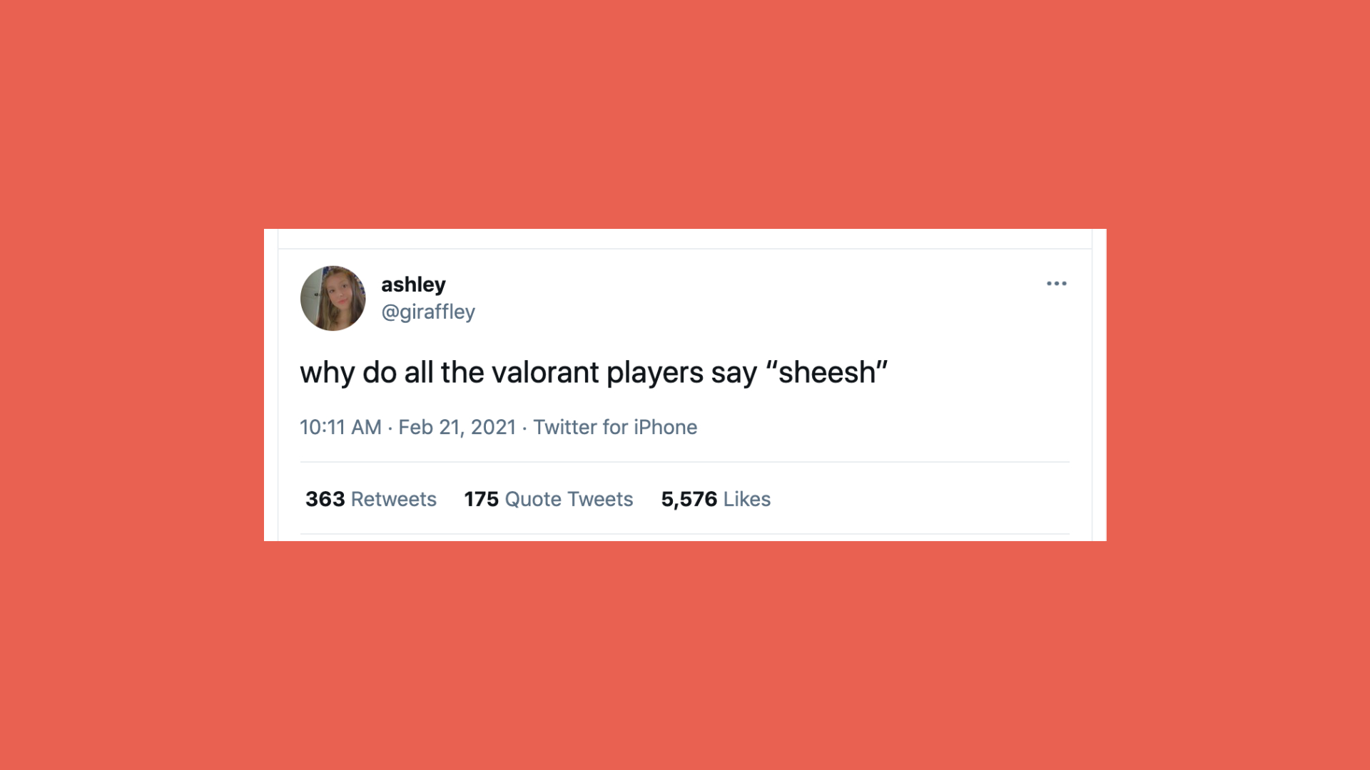 Sheesh! Why does everyone in Valorant say 'sheesh'? ONE Esports