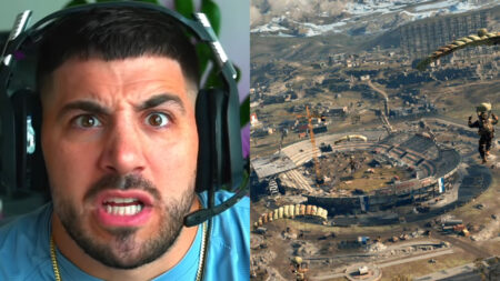 NICKMERCS and Verdansk Stadium in Call of Duty: Warzone