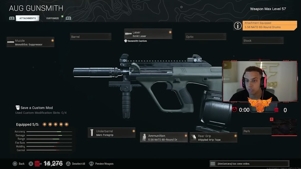 Mp5 Or Aug Swagg S Aug Class Might Be The Best Smg Build In Warzone One Esports