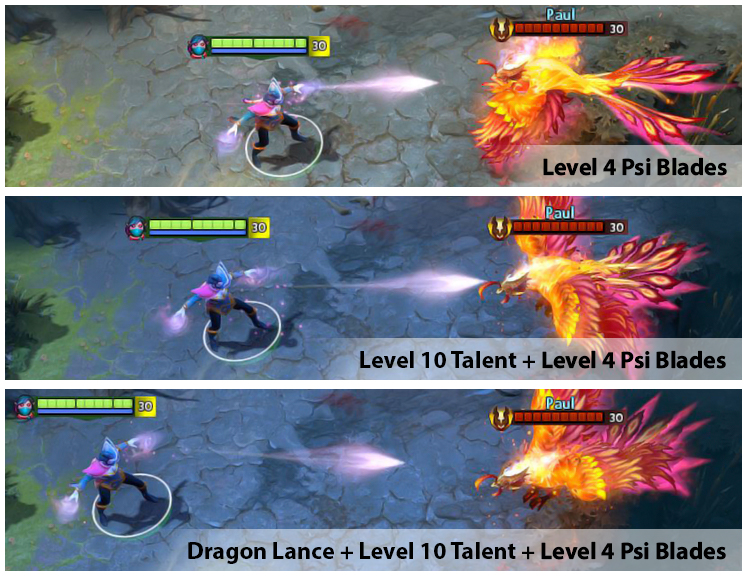 Dota 2, Templar Assassin attack range