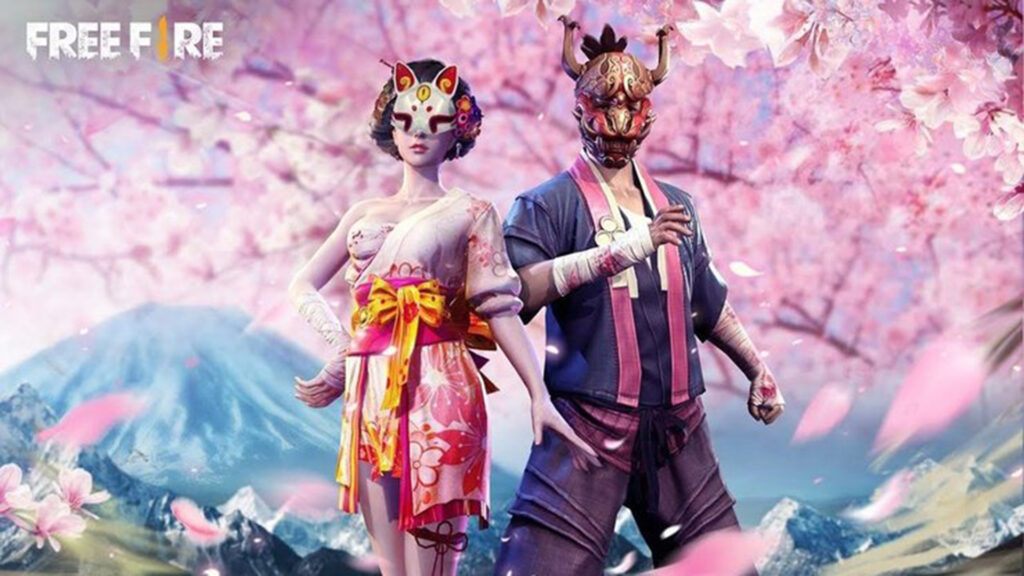 Sakura Blossom como una de las máscaras de Free Fire más raras