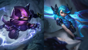 League of Legends champions Kennen and Gwen