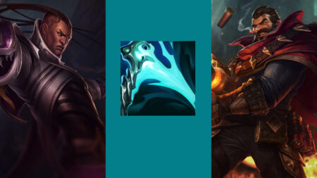 League of Legends: Wild Rift champions Lucian and Graves, and item Essence Reaver