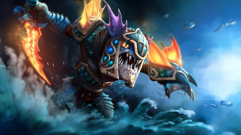 Dota 2, anuncio de Slark