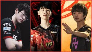 LPL 2021 Summer Split Edward Gaming Scout, FunPlus Phoenix Doinb, Rare Atom iBoy