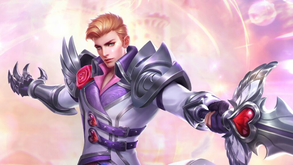 Mobile Legends: Bang Bang Alucard Aspecto romántico de héroe de fantasía
