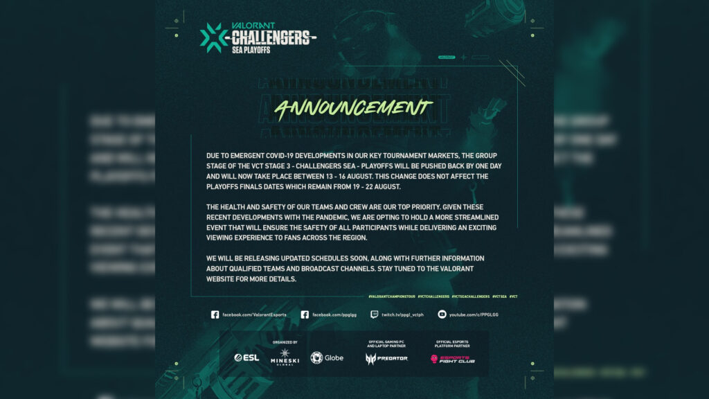 VALORANT Esports SEA on X: #VCTSEA Challengers Group Stage Week 2 STARTS  TODAY! Week 1 Leaderboards, Results and Week 2 Schedules 🔽! (A thread)  #VCTPH Challengers Stage 1 Group Stage Week 1