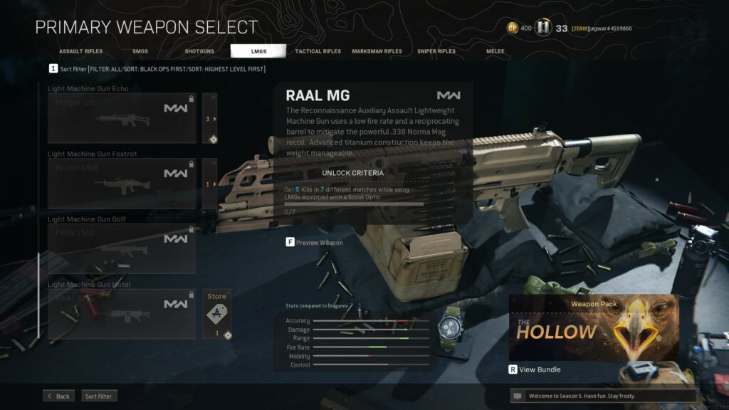 Best Warzone 2 Raal MG loadout