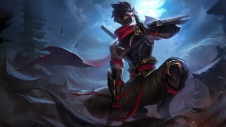 Mobile Legends: Bang Bang hero Hayabusa wallpaper