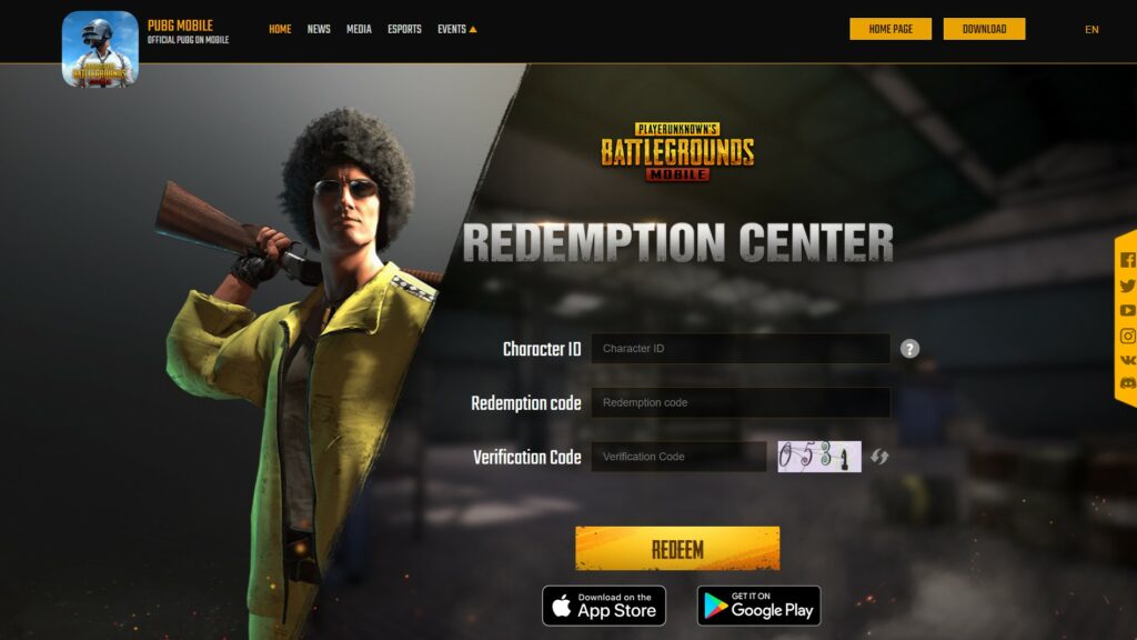 How to redeem codes for PUBG Mobile