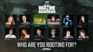 ONE Esports Warzone Showdown streamers