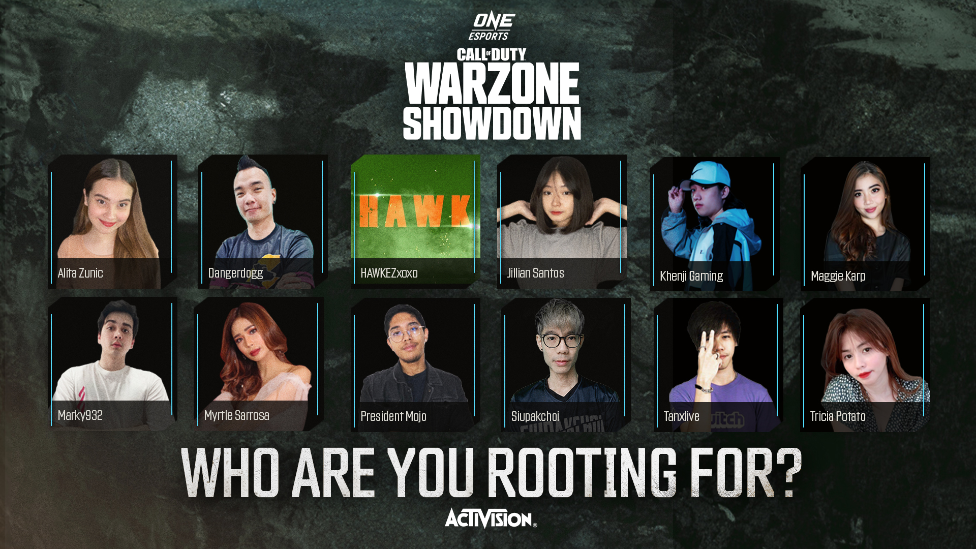 Meet the 17 streamers of the ONE Esports Warzone Heroes Showdown