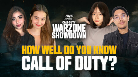 Alita Zunic, Jillian Santos, Maggiekarp, and President Mojo for the ONE Esports Warzone Showdown
