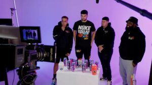 Nuke Squad on set of the G FUEL ad