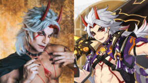 This Genshin Impact Arataki Itto cosplay will make you thirsty