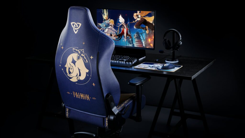 Razer's Genshin Impact gaming chair features a brilliant Paimon design at the back.