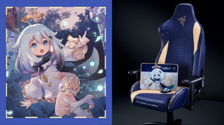 Genshin Impact launches Razer merch complete with Paimon-themed gaming chair, mouse pad, and mouse.