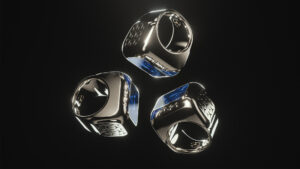 Worlds 2021 new championship rings are made of 18 karat white gold