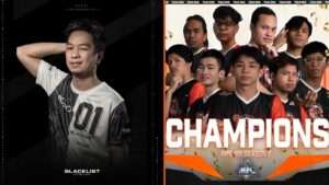 Mobile Legends: Bang Bang Professional League Philippines Season 8 Blacklist International coach BON CHAN with MPL MY Season 8 champions Team SMG