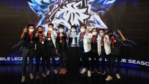 Mobile Legends: Bang Bang Professional League Singapore Season 2 (MPL SG Season 2) winning team picture