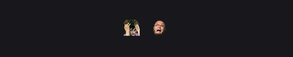 Twitch NotLikeThis and WutFace emotes
