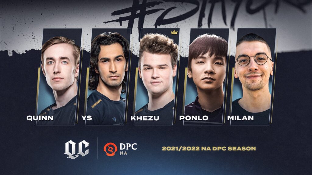 Dota 2 Quincy Crew 2022 DPC roster announcement