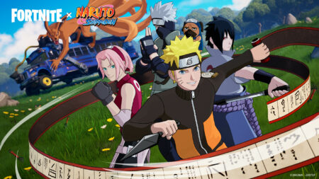 Official in-game artwork othe Fortnite x Naruto collaboration
