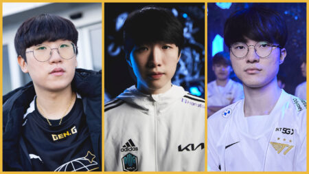 Gen.G Ruler, DWG KIA Ghost, and T1 Faker for the 2021 LCK offseason tracker