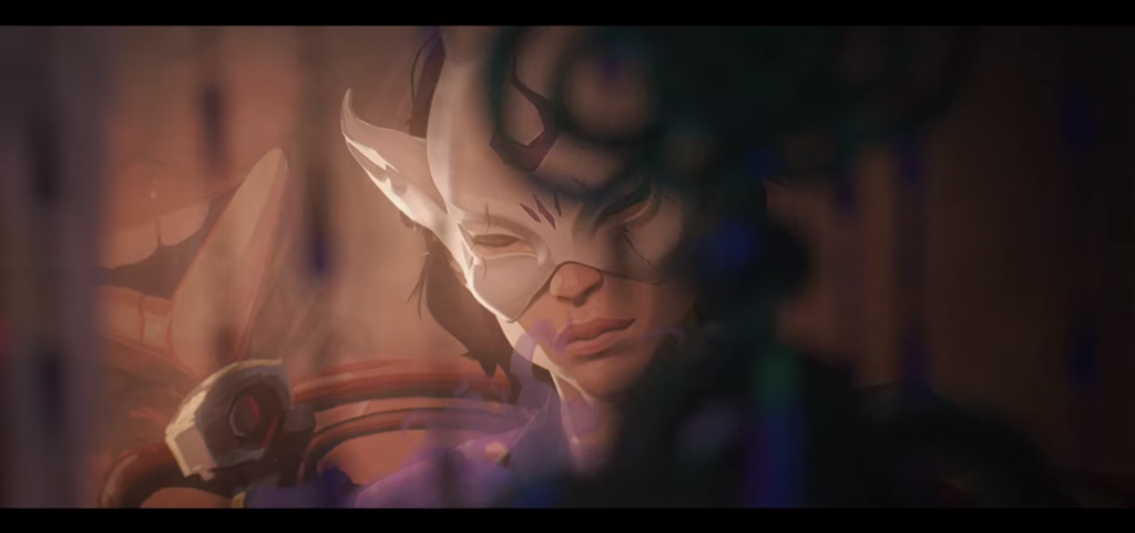 League of Legends Champion Kindred verschijnt in Arcane Act 2 aflevering 5 met Lamb's Mask