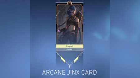 Free Valorant Arcane Jinx player card reward from Amazon Prime Gaming