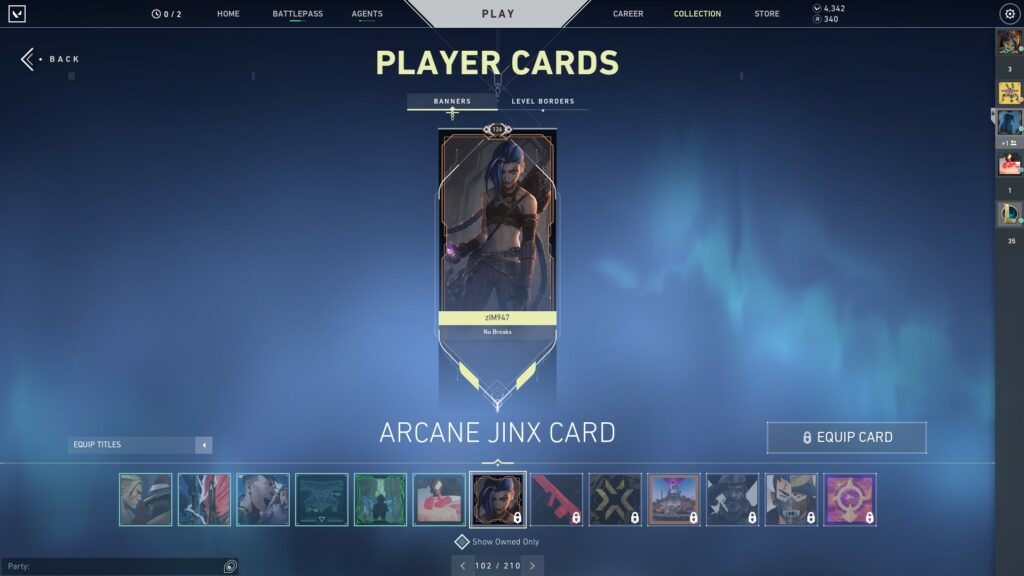 How to get a free Arcane Jinx player card in Valorant