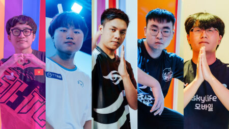 SBTC Esports Kiral, ThunderTalk Gaming Z, Team Secret Hamez, Da Kun Gaming Huiba, and Rolster Y Ratel for best Group Stage players in Wild Rift Horizon Cup