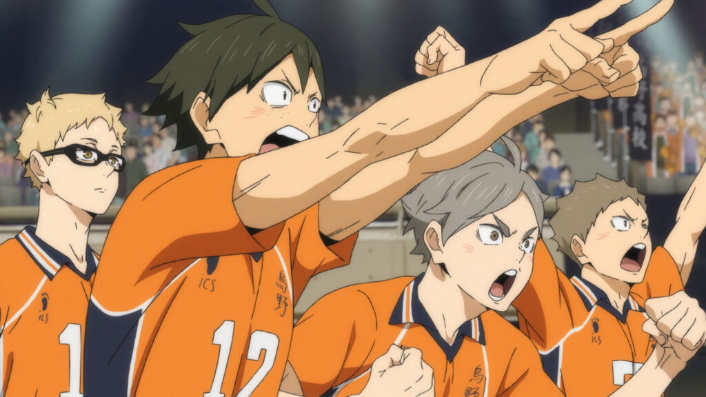 Anime deportivo popular Haikyuu !!