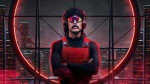 Dr DisRespect posing with arms folded